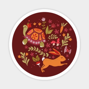 Tortoise and the Hare in Red Magnet